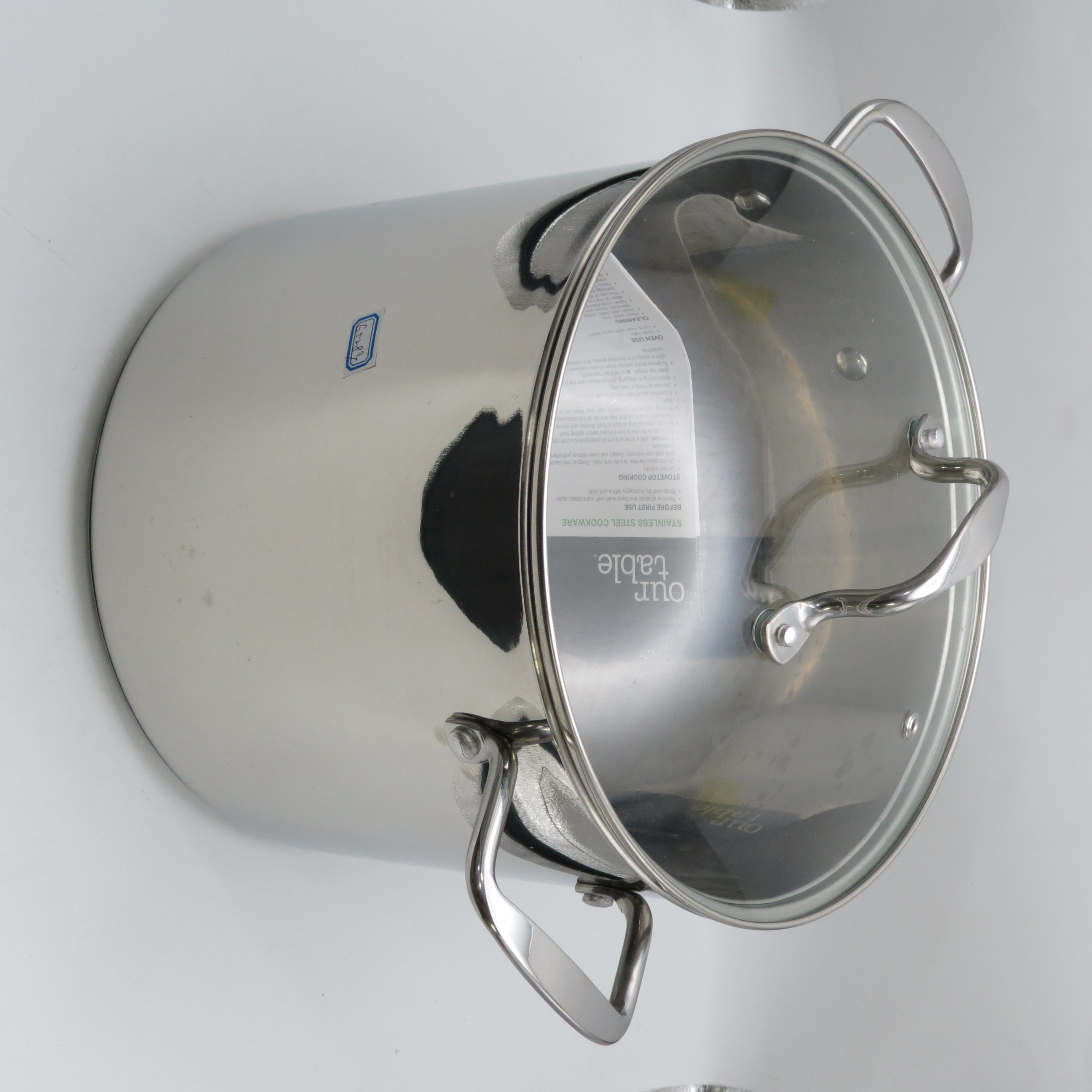 38*27*23cm 双耳不锈钢汤锅不锈钢煮面锅多功能锅 11.4L