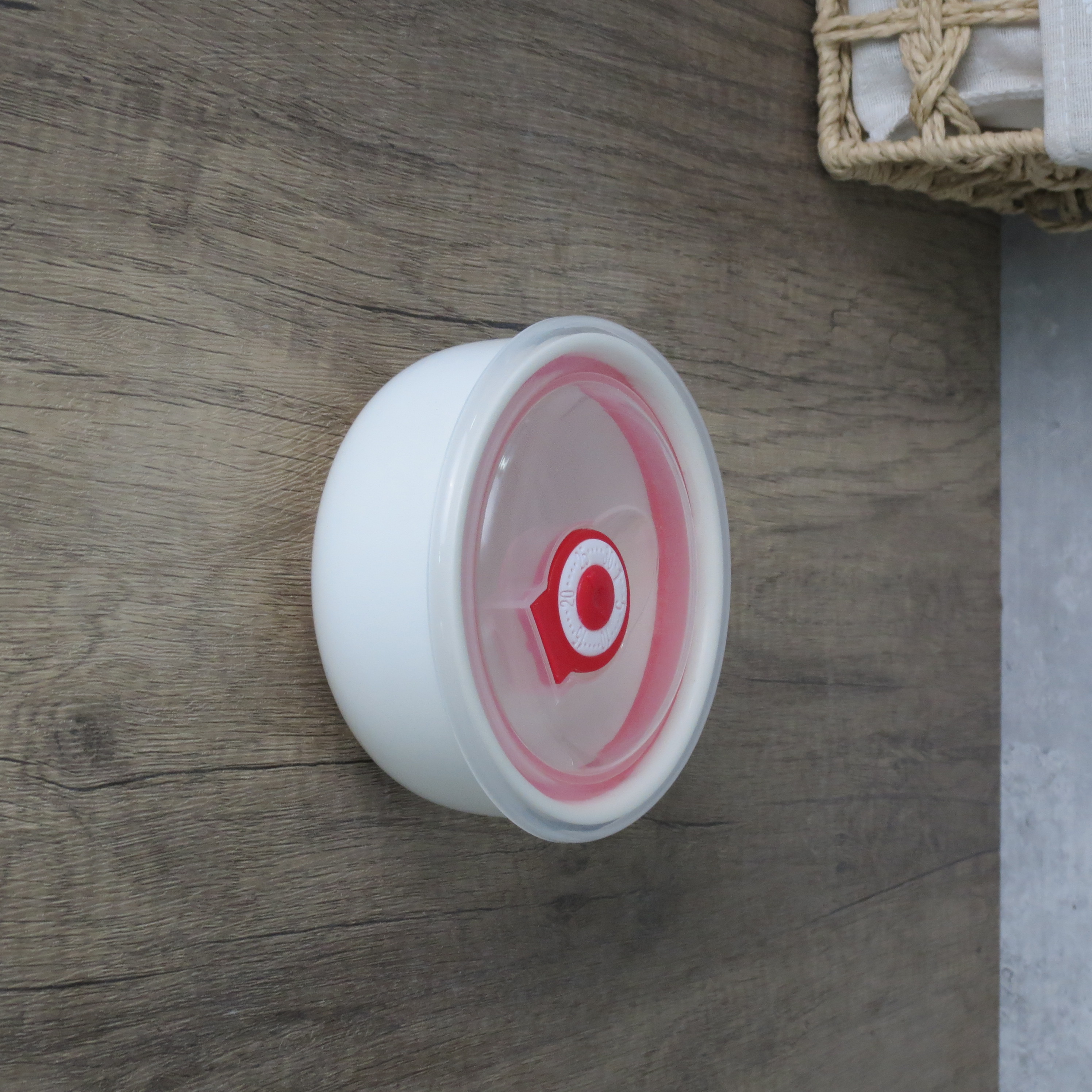 【小号】陶瓷保鲜碗 高温瓷 多功能水果碗密封碗冰箱微波炉加热饭盒