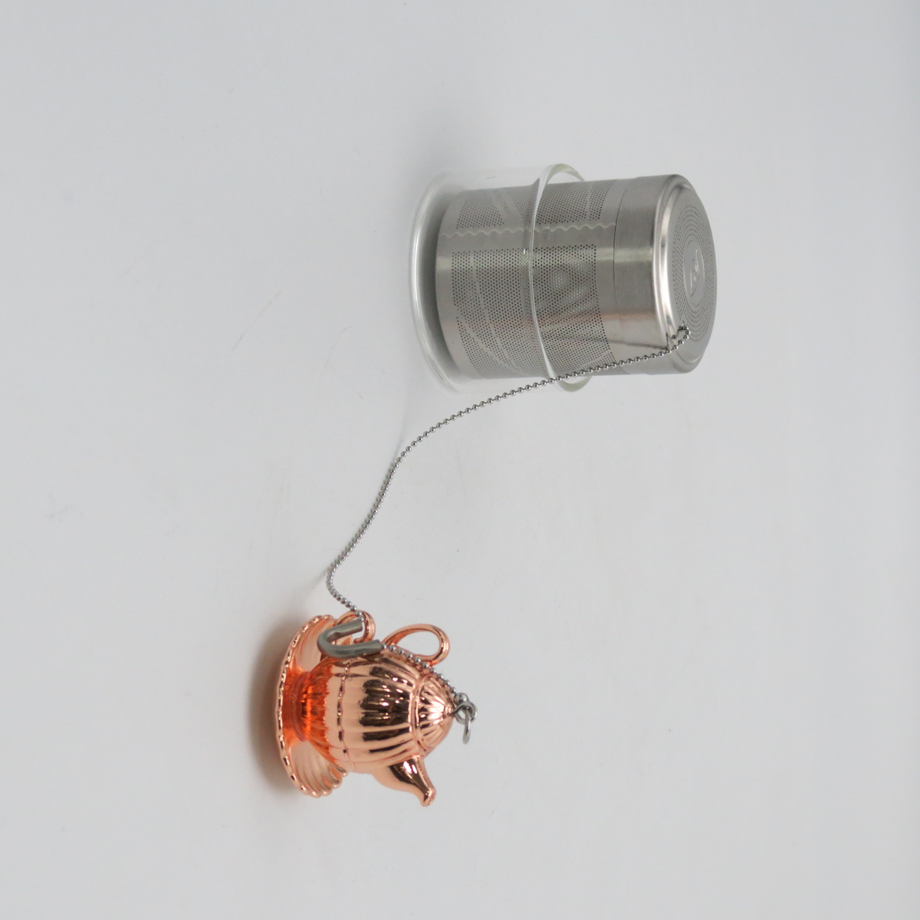 【WB】子母壶 茶隔杯子挂饰 不锈钢茶漏家用茶道