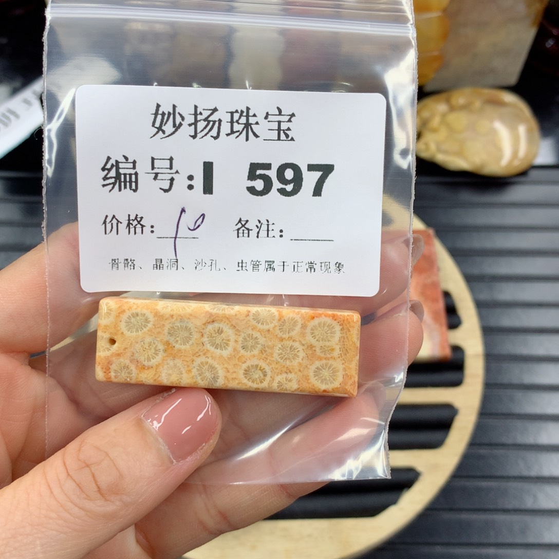 硅化珊瑚（珊瑚玉）1未镶嵌A****i