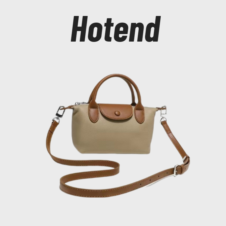 【美国Hotend】轻奢百搭饺子斜挎包女款 小号约18*9*12cm 大象灰色