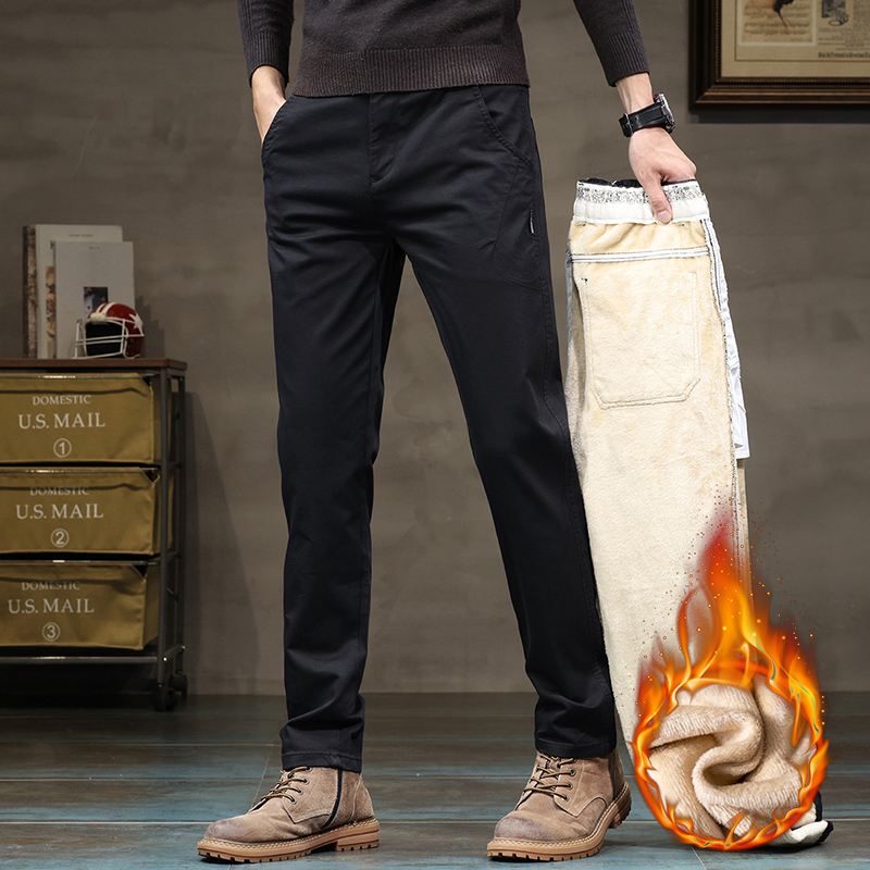 啄木鸟休闲裤男修身直筒韩版潮流2023春季青年百搭男士春秋弹力裤