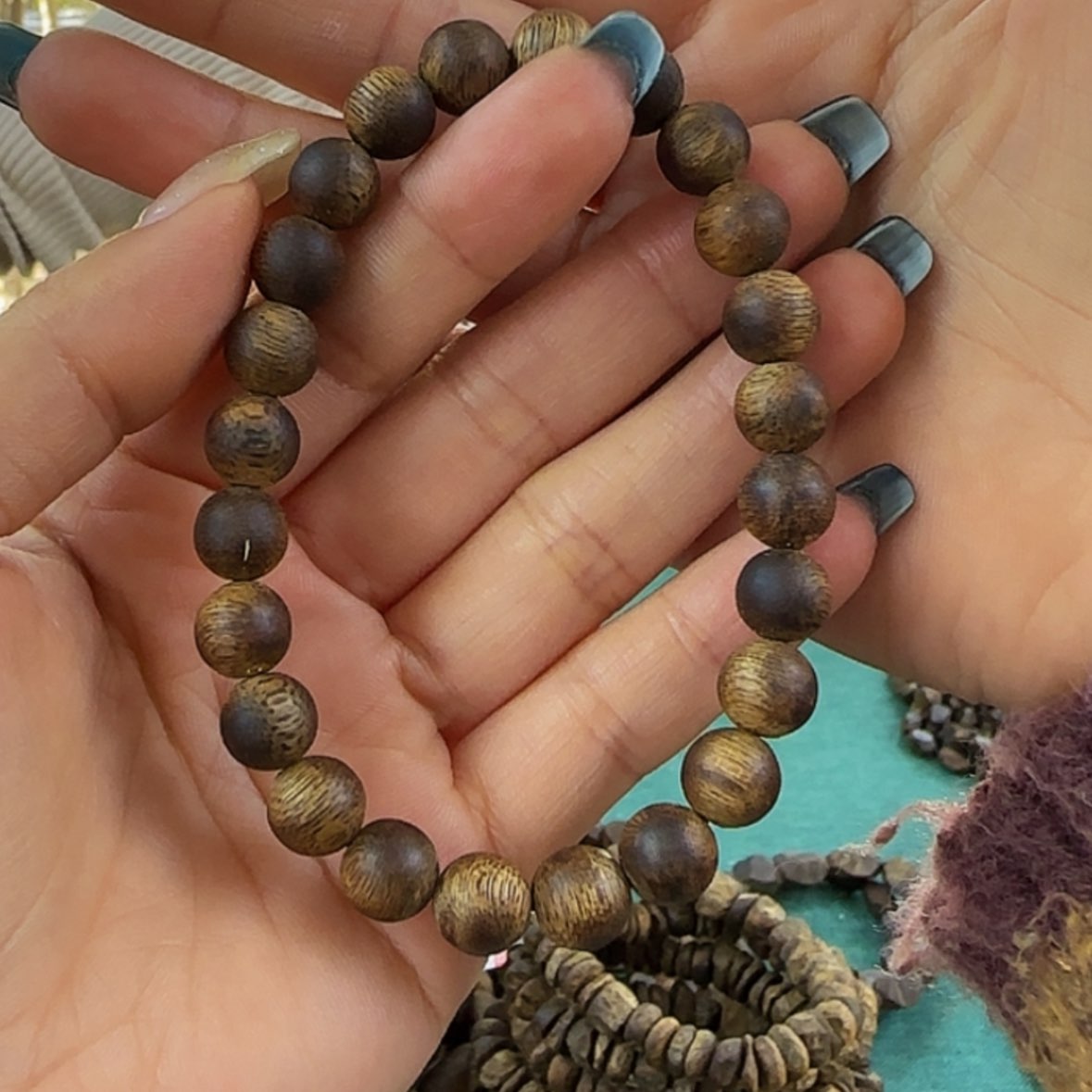 【闪购商品】沉香手串紫棋99985