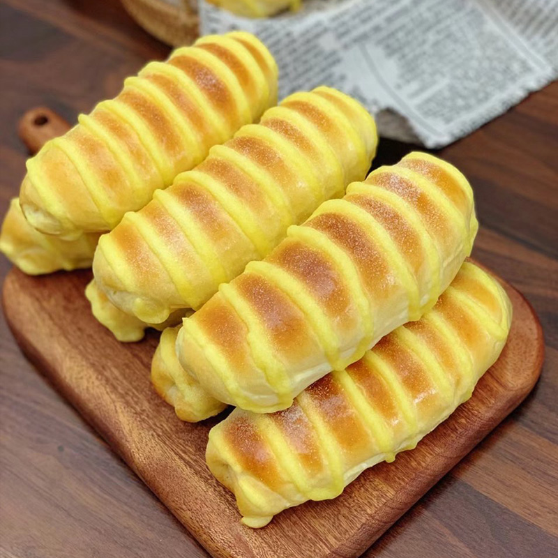 毛毛虫面包长条奶油夹心糕点心整箱下午茶早餐速食成品休闲小吃