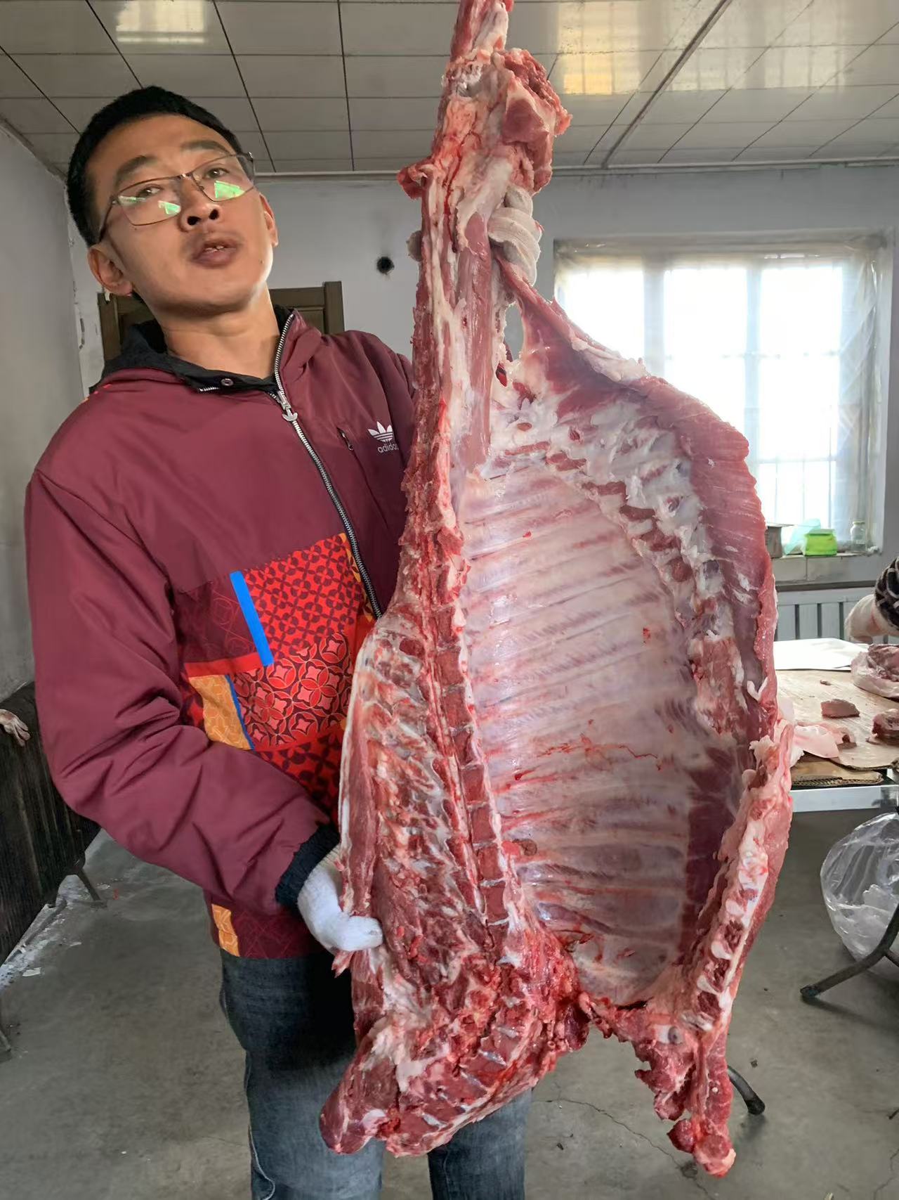 东北黑猪肉溜达猪排骨