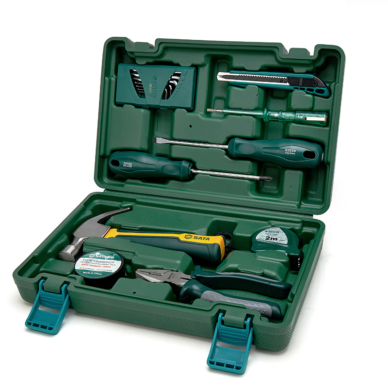 SATA/世达家庭工具套装15件螺丝刀扳手内六角锤子全套05162 