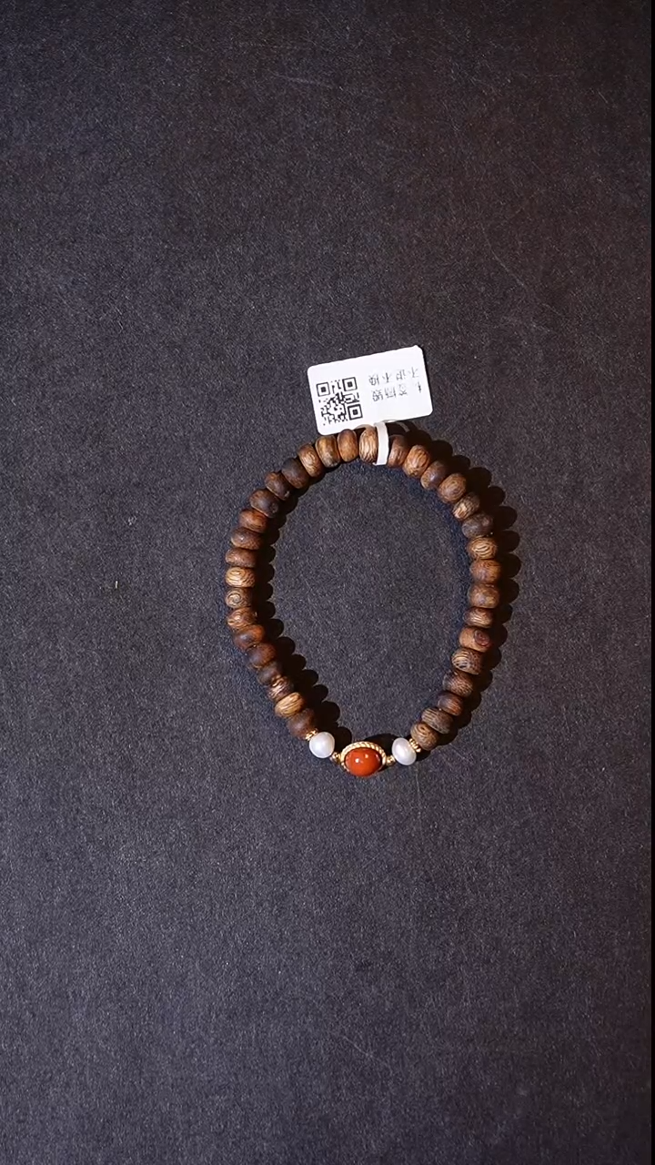 【闪购商品】沉香手串国香棋楠算盘珠单圈随机发