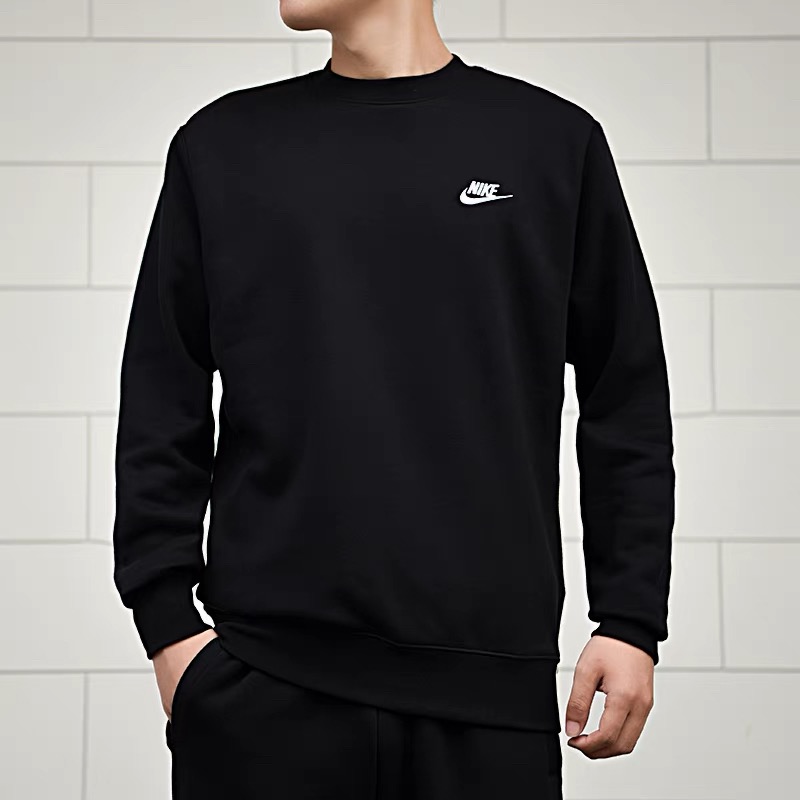 NIKE/耐克卫衣男装秋冬季新款加绒运动圆领休闲套头衫2663
