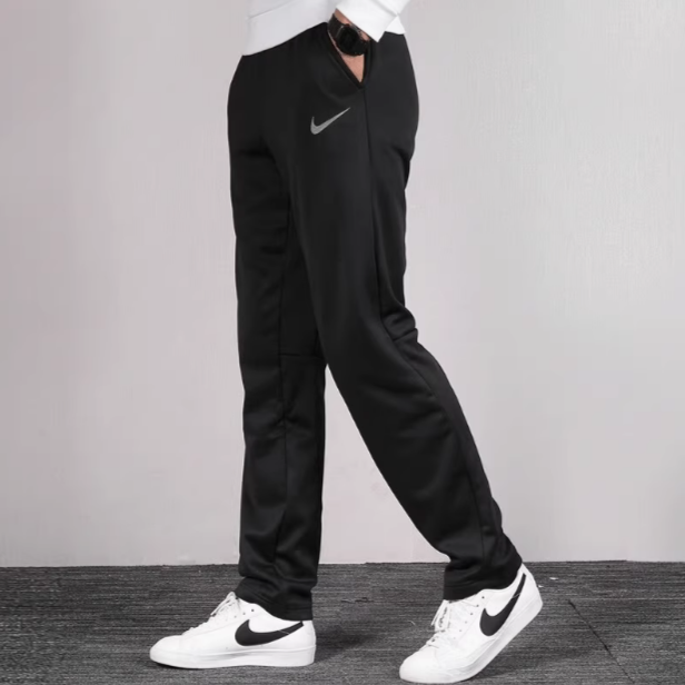 NIKE/耐克梭织加绒长裤光面直筒男裤保暖运动休闲裤932254（53）