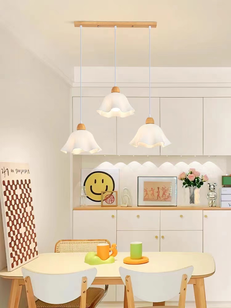 餐桌家用台灯吊灯灯饰吧台日式餐厅玄关方形桌灯