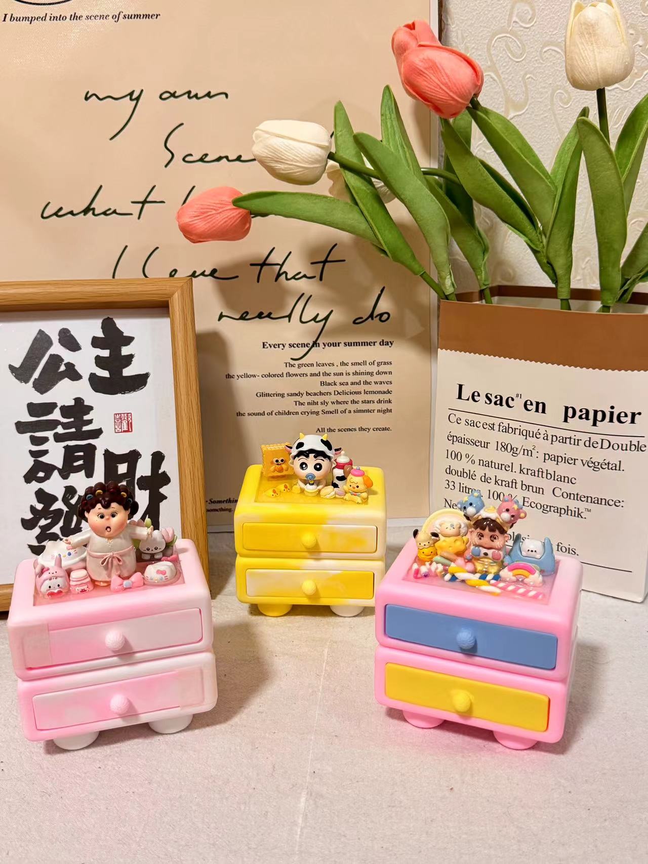 知遇手作馆潮玩diy 滴胶奶油胶家具摆件实用性收纳手工diy