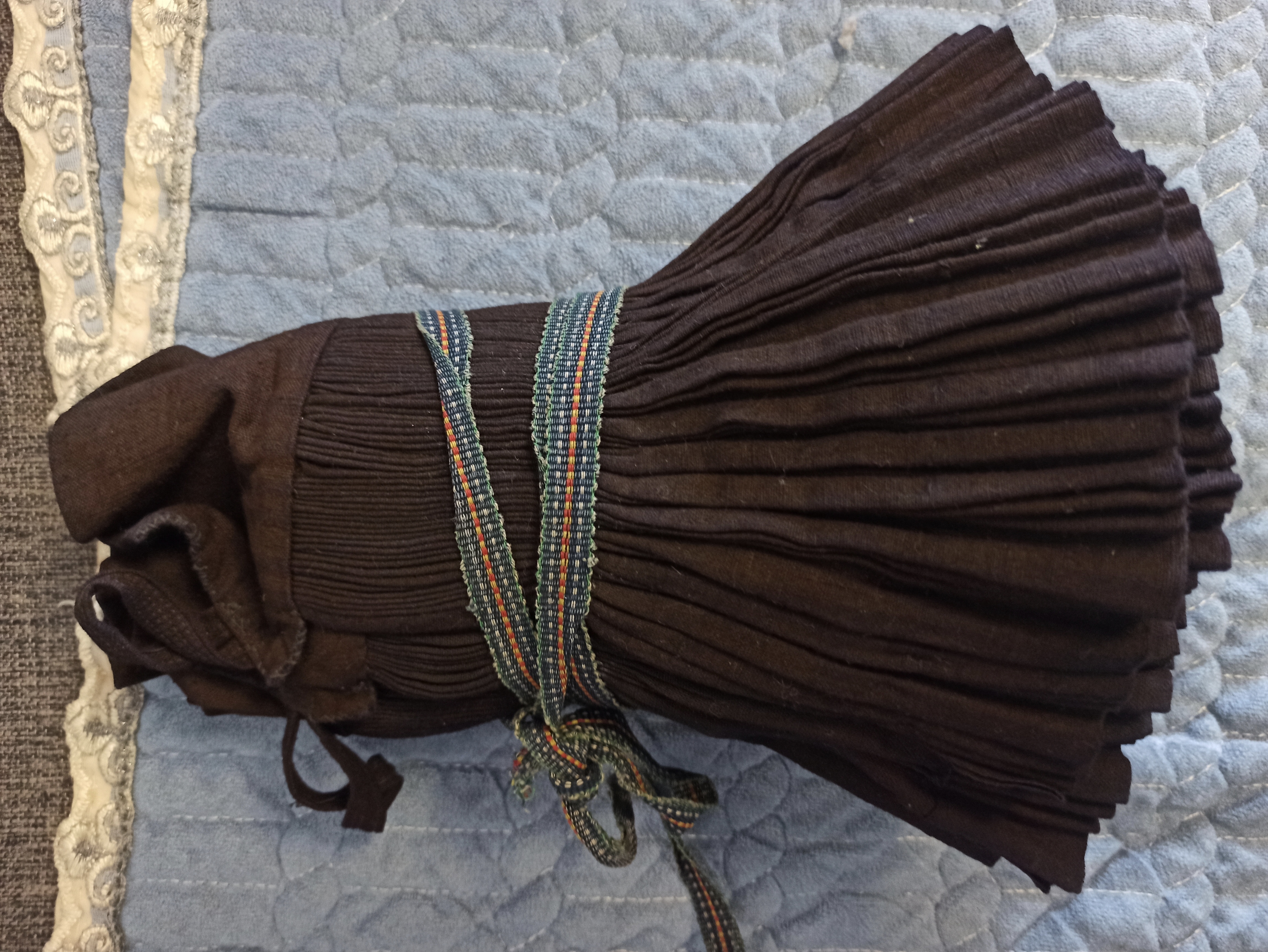 苗族手工百折超短裙