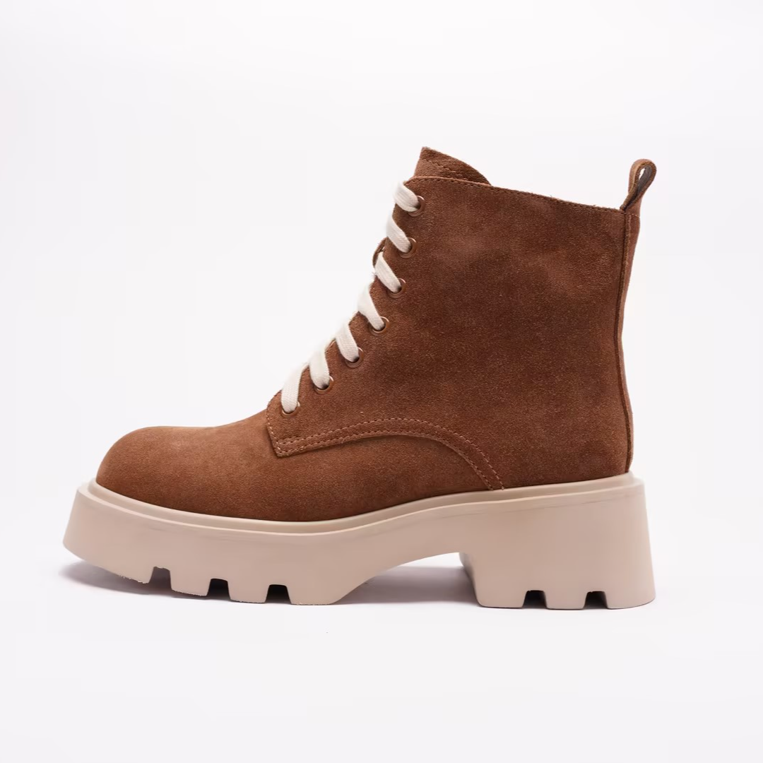 CINDBOL/臣仙巴利英伦风靴子马丁靴时尚休闲百搭女士复古厚底1656