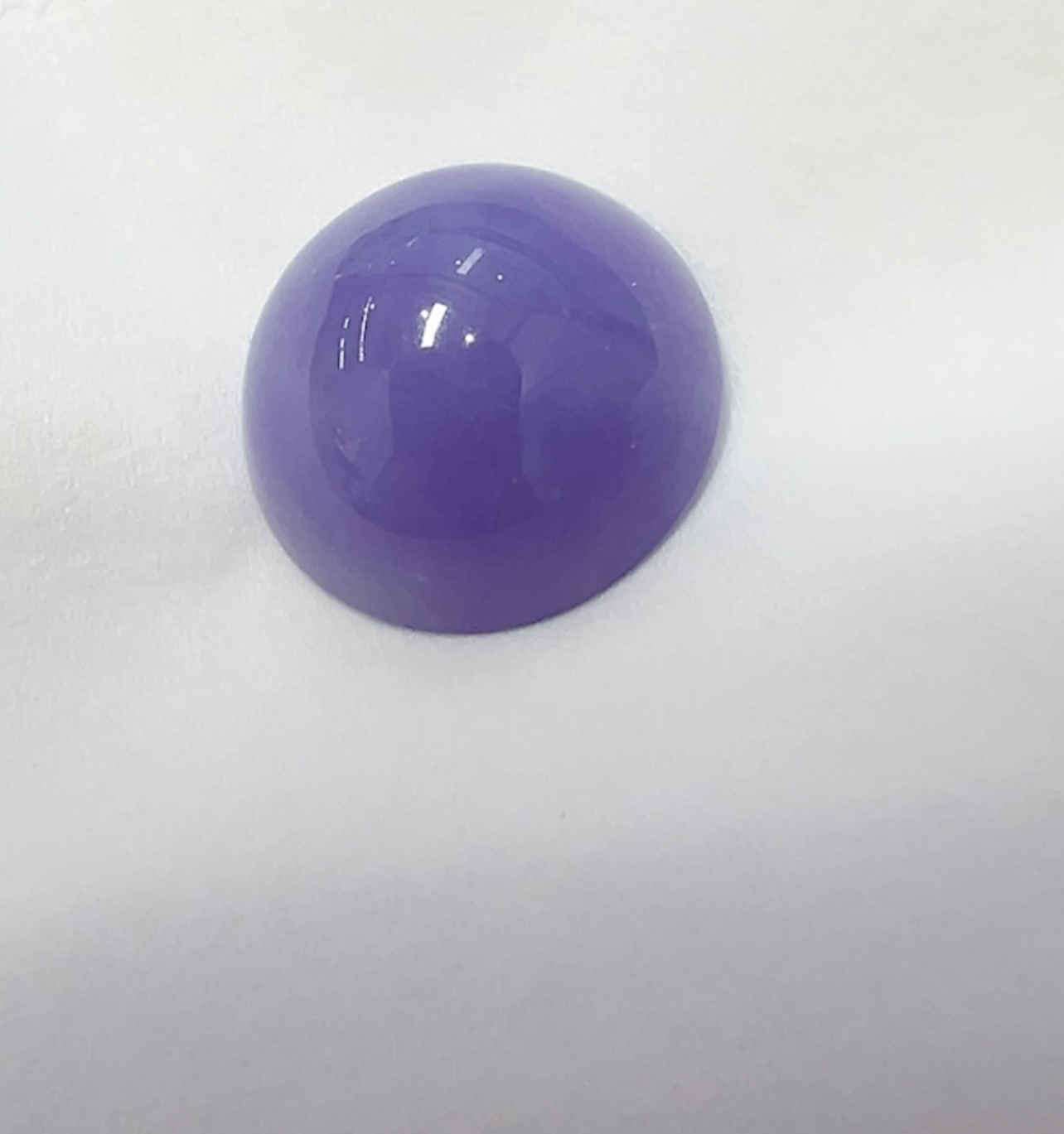 冰妖紫色蛋面戒指吊坠