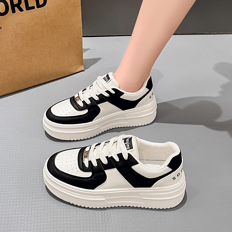 回力潮品小白鞋女潮时尚潮流秋季白色休闲板鞋厚底增高鞋子百搭防
