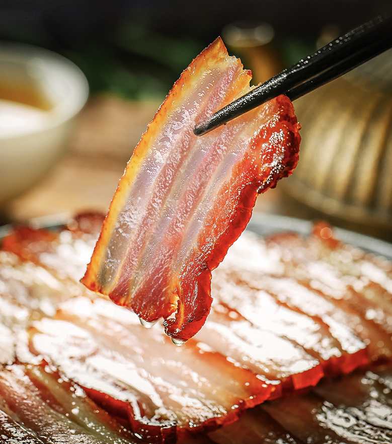 正宗柴火烟熏五花腊肉 精品五花 现称重量直播为准送香肠萝卜干等