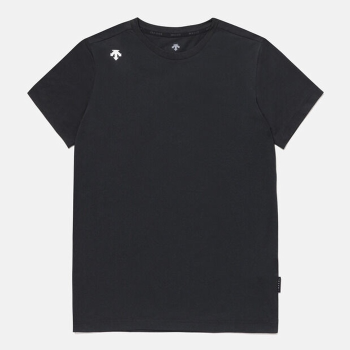 DESCENTE/迪桑特运动休闲圆领短袖男女简约百搭T恤夏季SP323UTS74