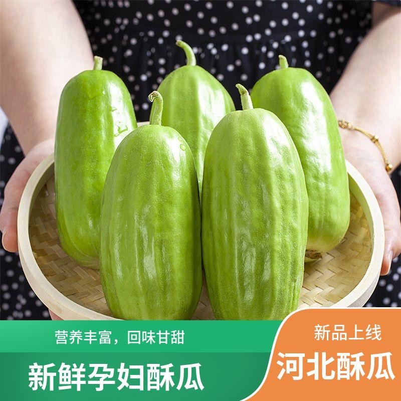 河北特产八棱菜瓜新鲜脆瓜无糖水果梢瓜老式烧瓜现摘3/4.5斤包邮