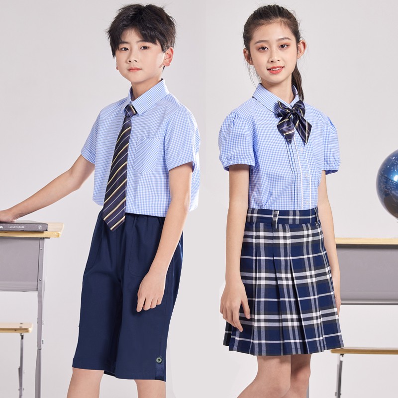 红动园服夏装英伦学院风儿童校服套装小学生班服夏季毕业照服装