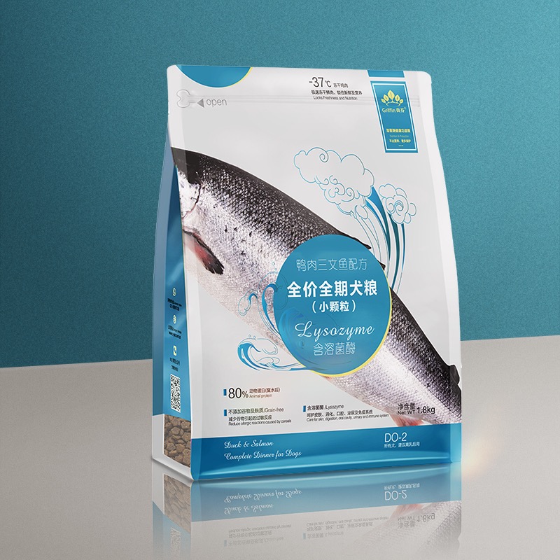 贵芬溶菌酶冻干鸭肉三文鱼