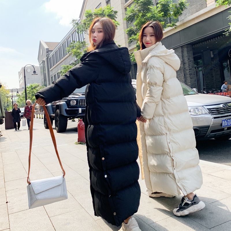 羽绒棉袄韩国版东大门超长款棉服女长过膝到脚踝冬季宽松面包衣服