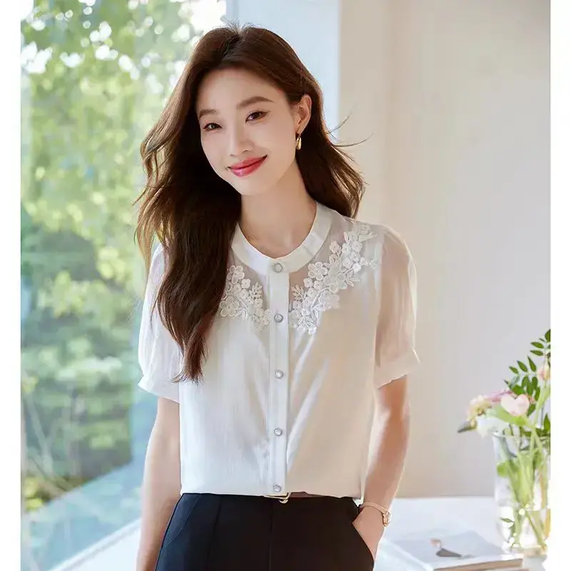 （150-400）简约女打底衬衫秋冬女装潮衬衣时尚外穿打底