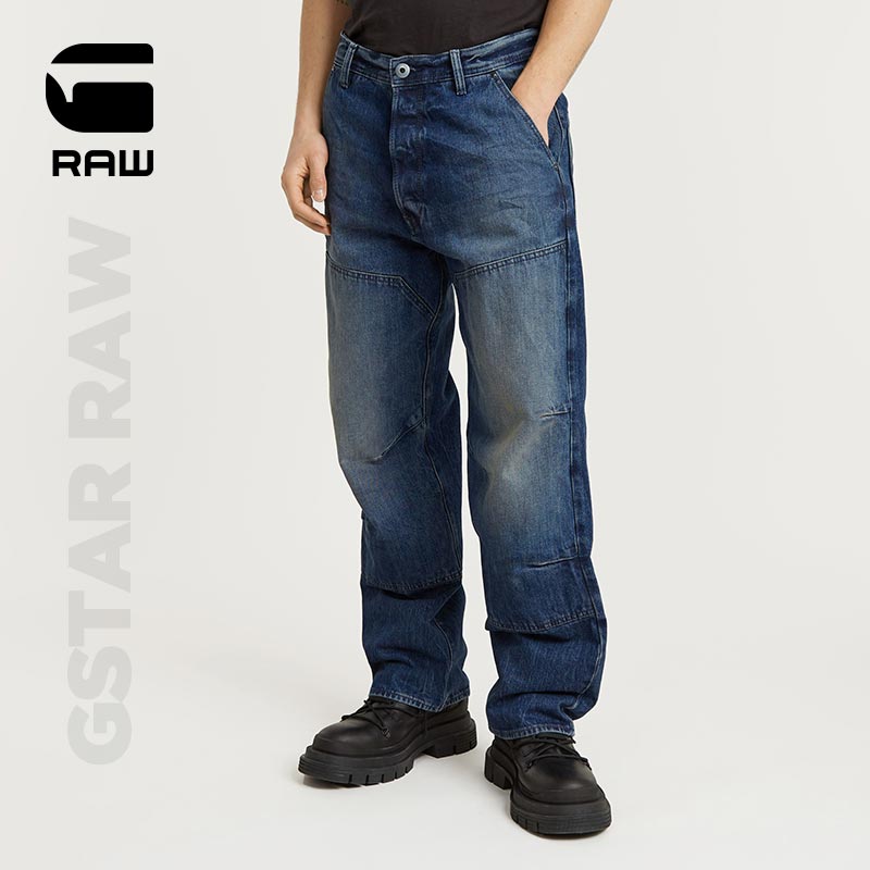 G-STAR RAW男款Carpenter 3D高街24新款宽松秋冬厚牛仔裤潮D23695