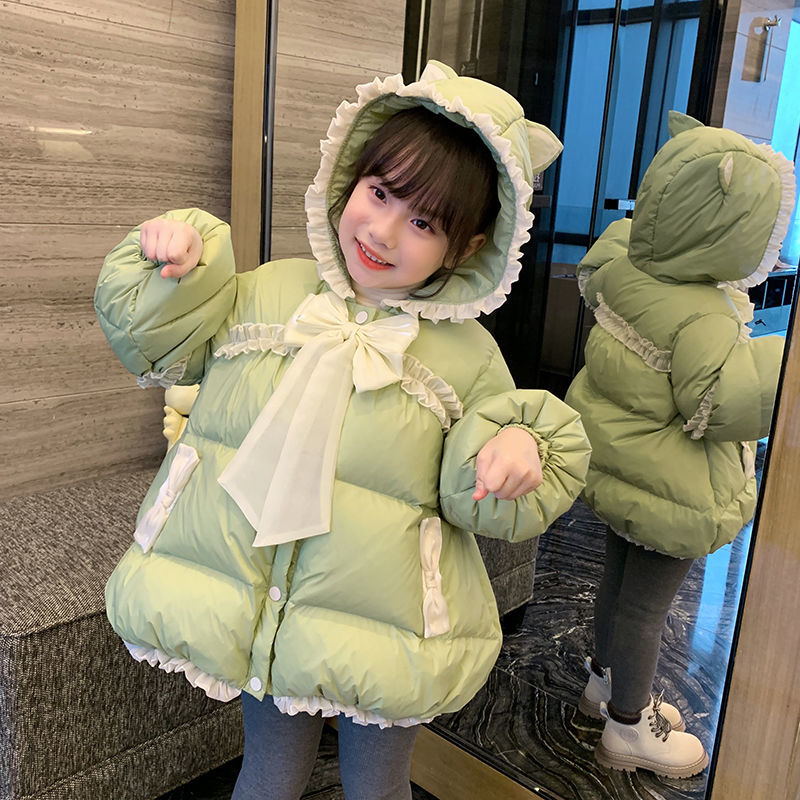 女童棉服2023冬装新款儿童棉袄时尚洋气韩版宝宝冬季加厚棉衣外套