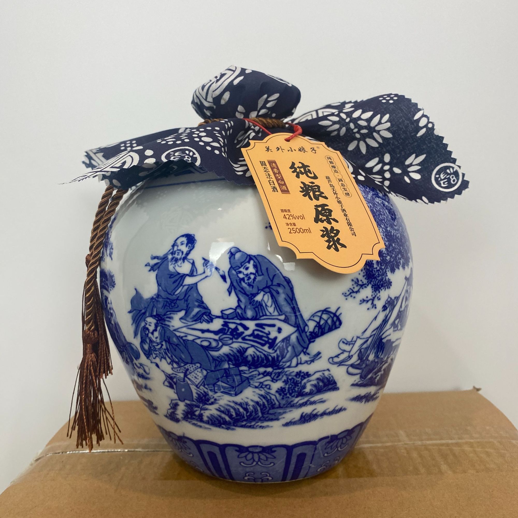 关外小娘子青花坛42度2500毫升42度