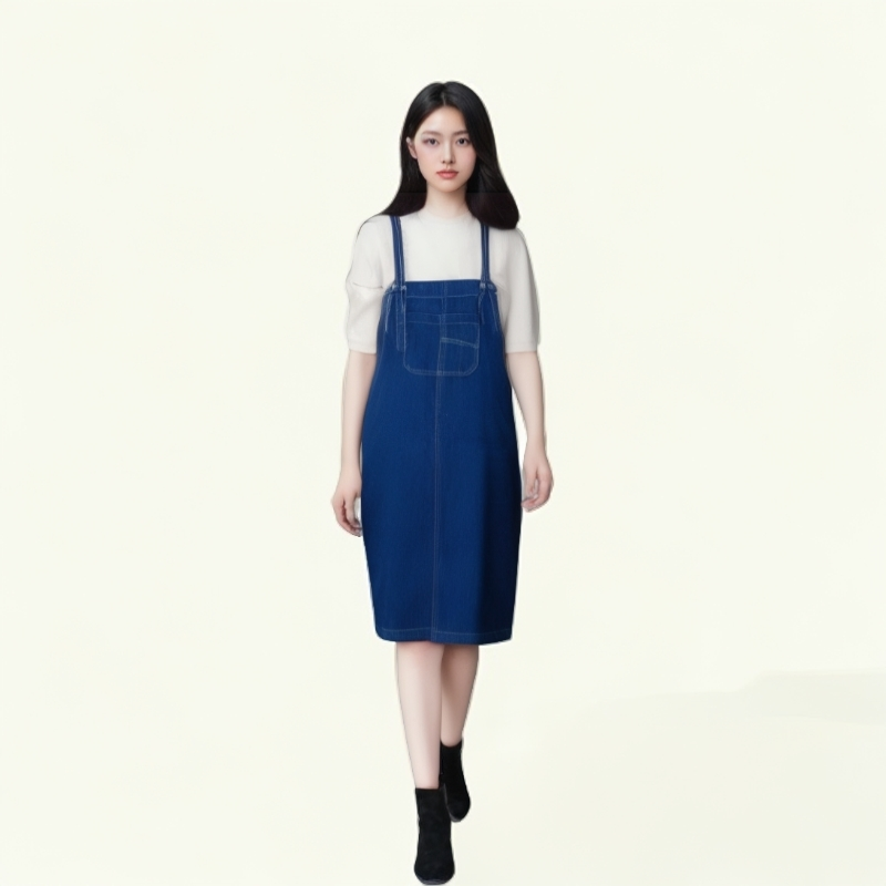 夏季休闲洋气百搭减龄显瘦背带裙