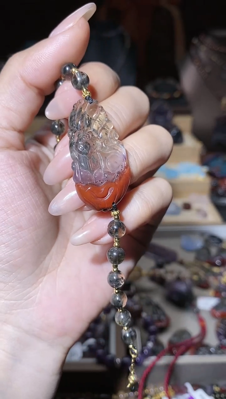 【闪购商品】水晶手链未镶嵌红极光