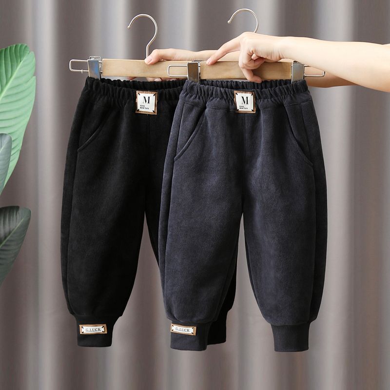 【冬季大促】男童裤子加绒一体绒外穿秋冬季新款儿童长裤宝宝宽