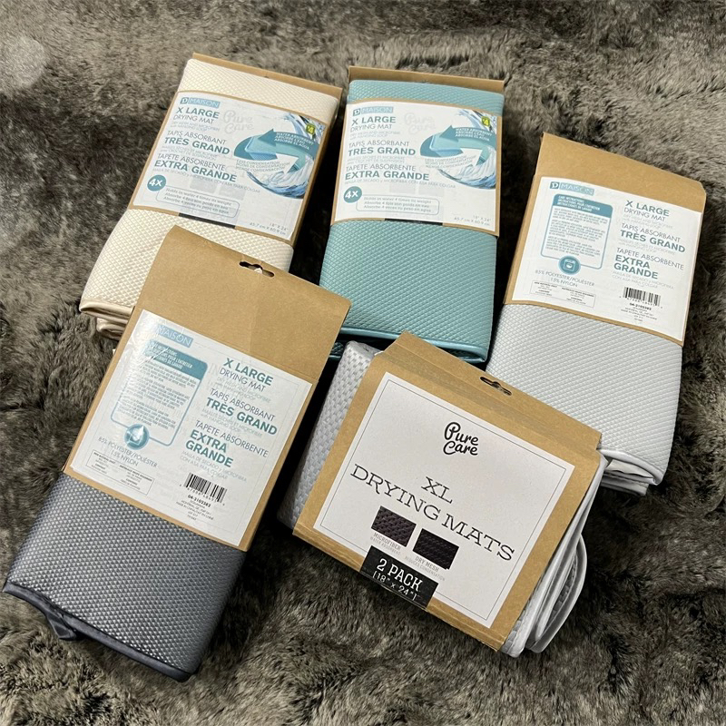 拍一发二 45*60cm 大号厨房餐具杯子沥水垫吸水垫