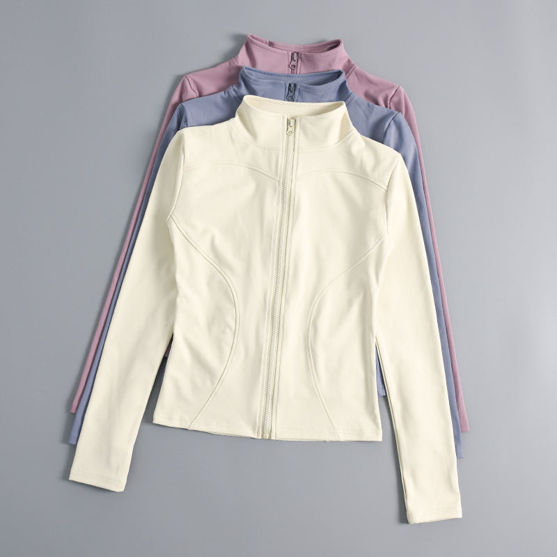 健身外套女秋季紧身速干防晒显瘦上衣长袖专业跑步运动训练瑜伽服