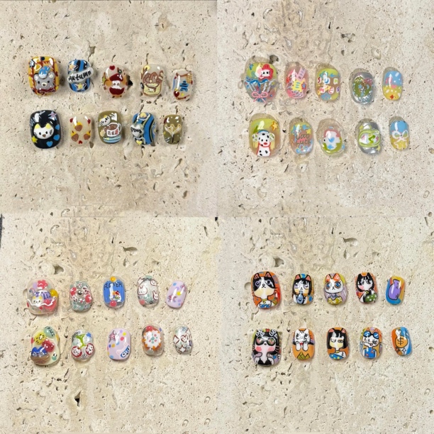 【大喜家】纯手工穿戴甲/重工精致工艺/No退No换/微瑕/可爱