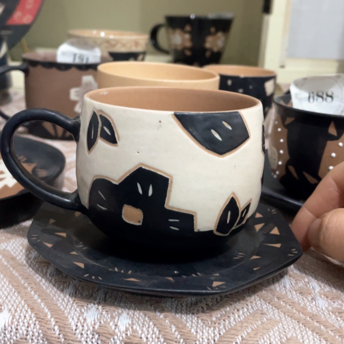 【闪购商品】瓷杯小*1