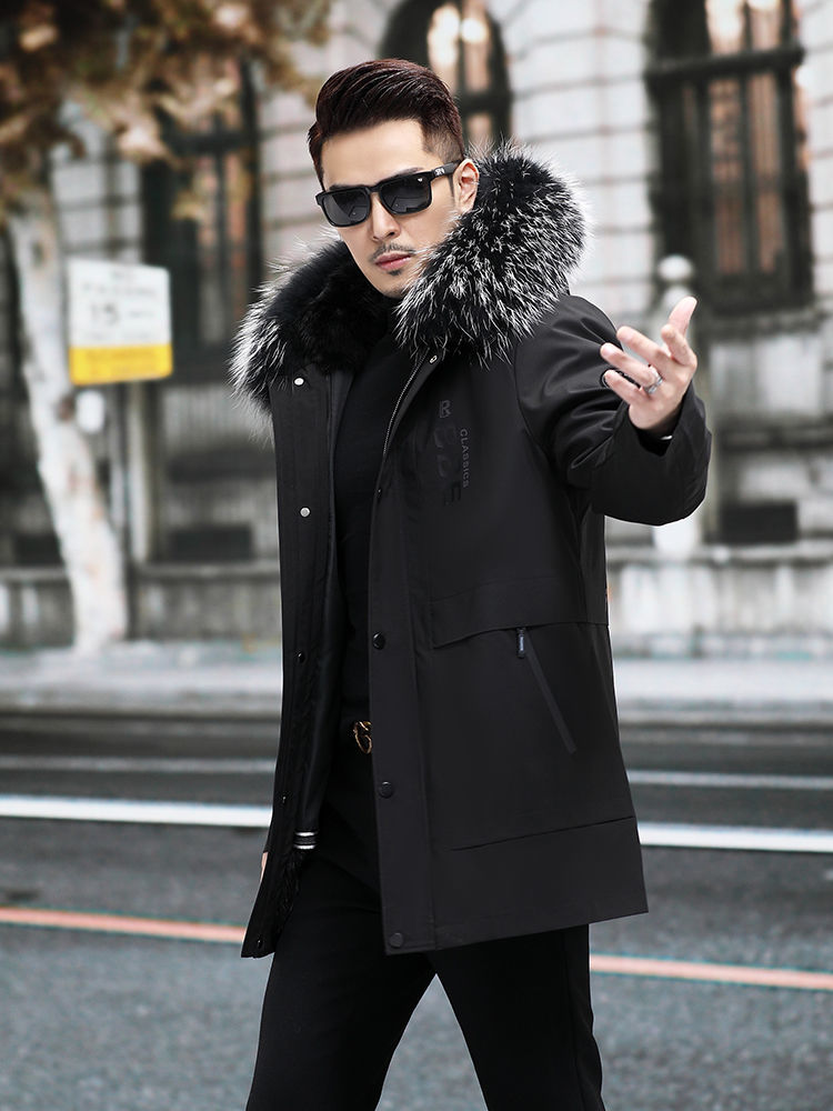 商务休闲高端大气百搭辛巴款男装派克服