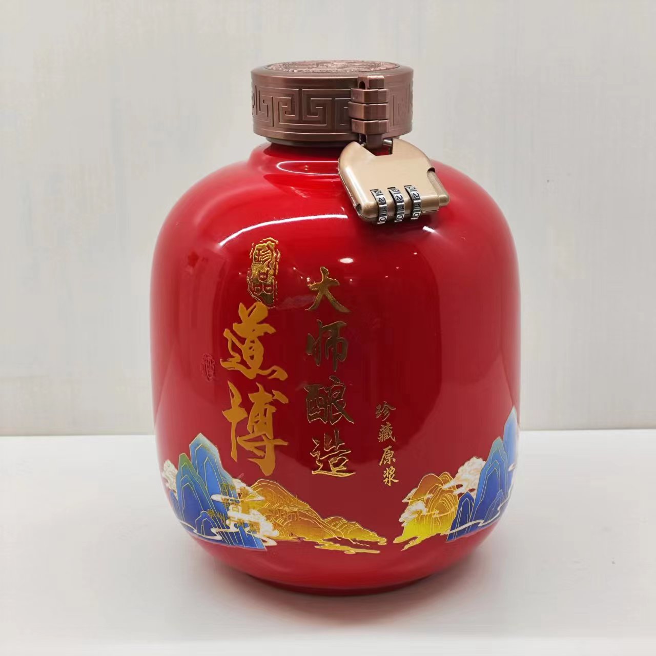 道博大师酿造珍藏原浆1.5L坛 (红坛)酱香型白酒53度1.5L