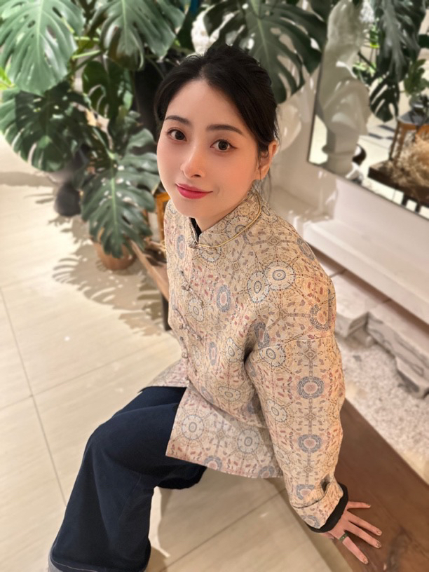 山水一色 中式唐装  八达运