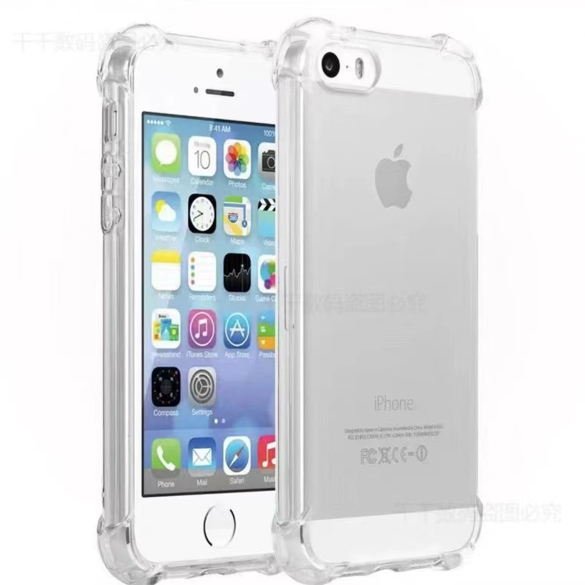 9新 Apple/苹果 iPhone5S 苹果手机备用学习机透明手机壳