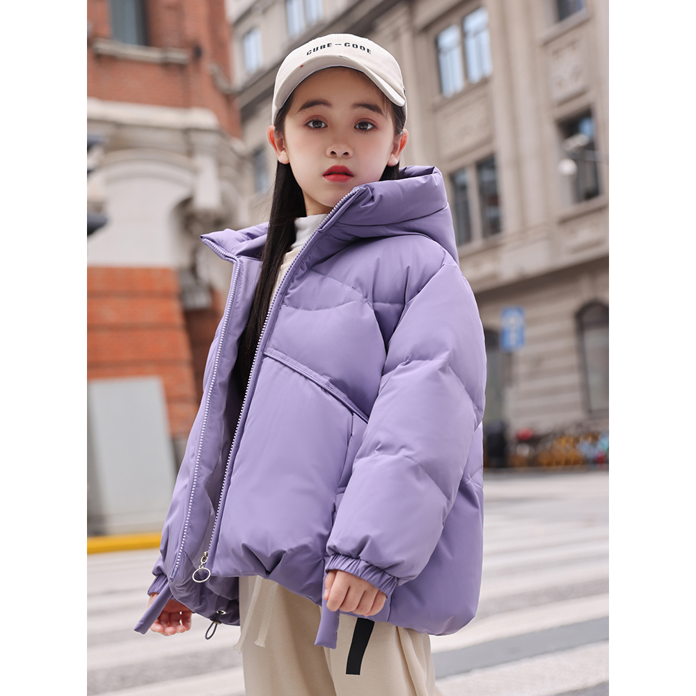 巴拉巴拉童年2023冬季新款中大童儿童羽绒服女童加厚童装洋气保暖