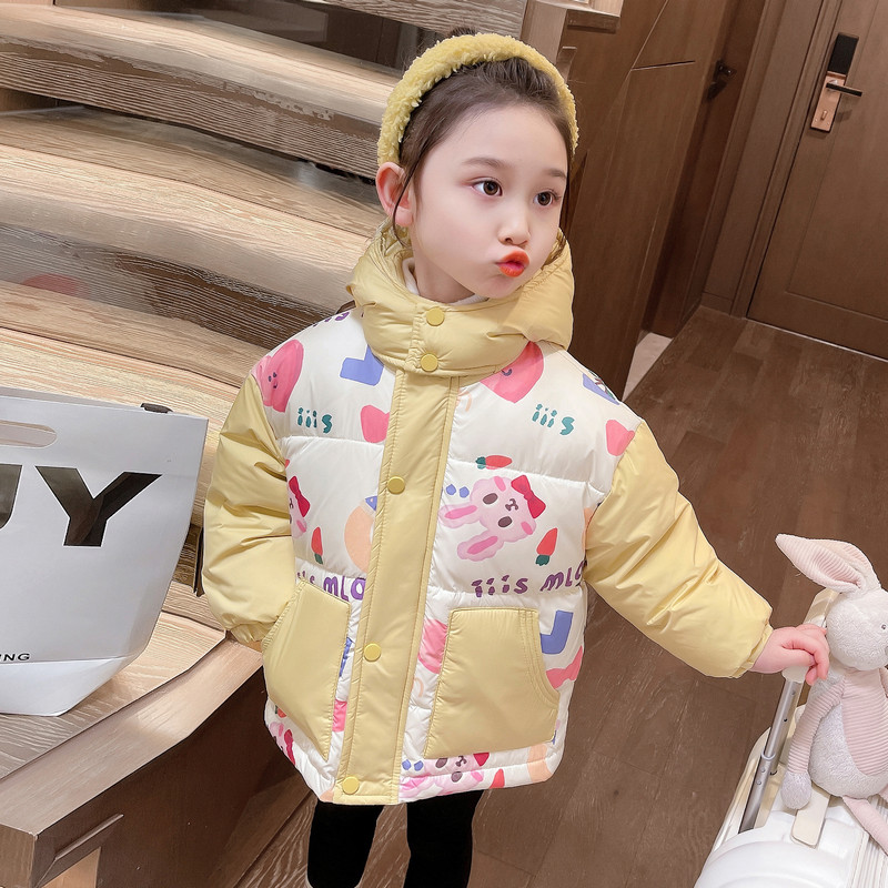 巴拉巴拉童年巴拉巴拉童年女童加厚棉服秋冬款2023新款洋气冬季女