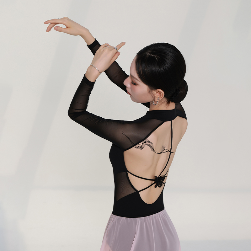 【直播专用】danzbaby芭蕾体服舞蹈服高跨体服女成人舞服形体服B241