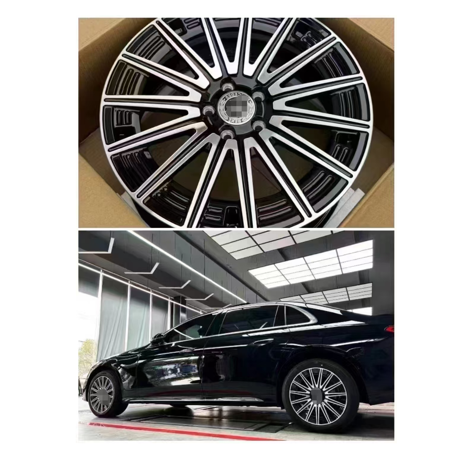 奔驰E级海外版锻造181920寸多条幅轮毂18寸轮毂19寸轮毂18寸
