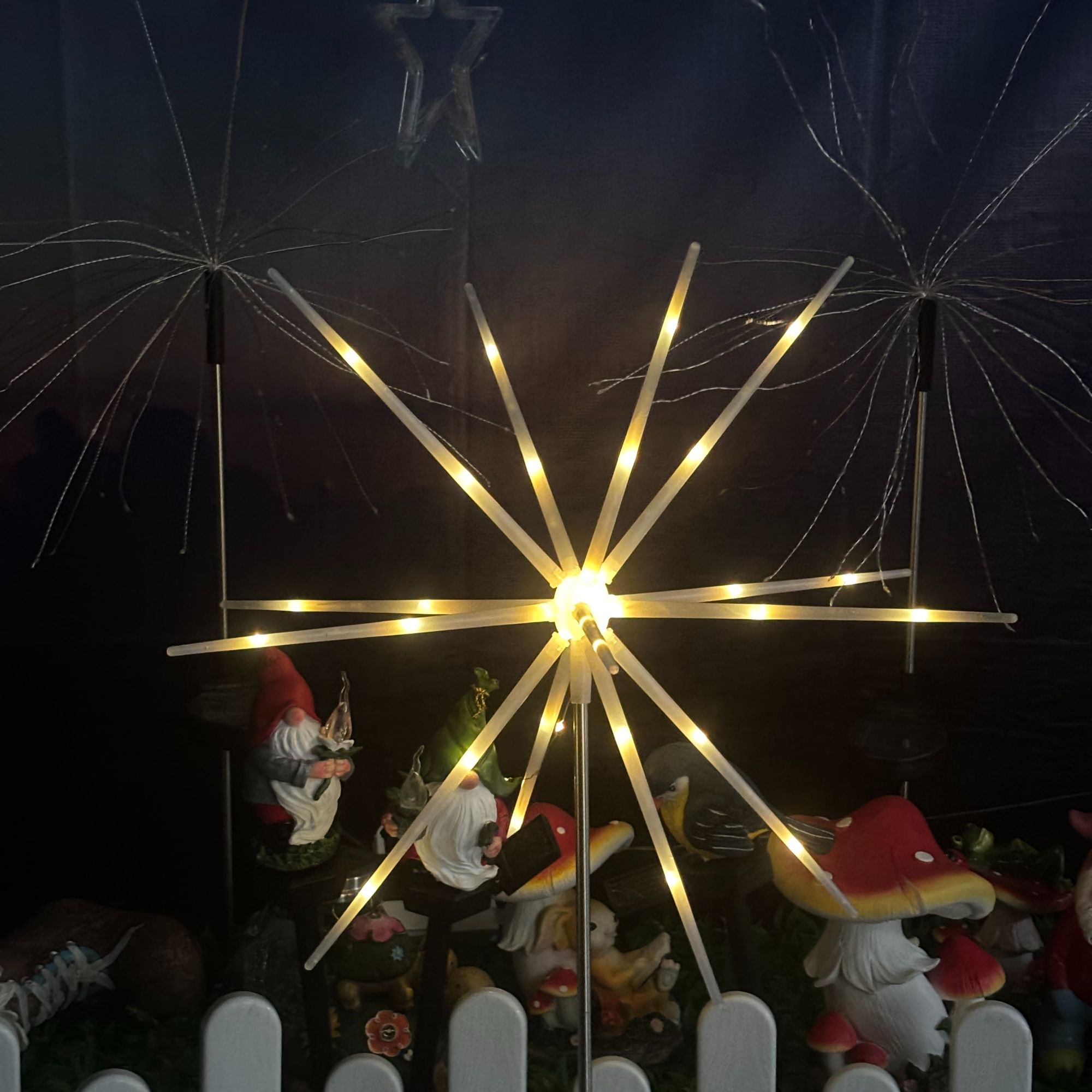 太阳能大型烟花灯户外庭院装饰灯