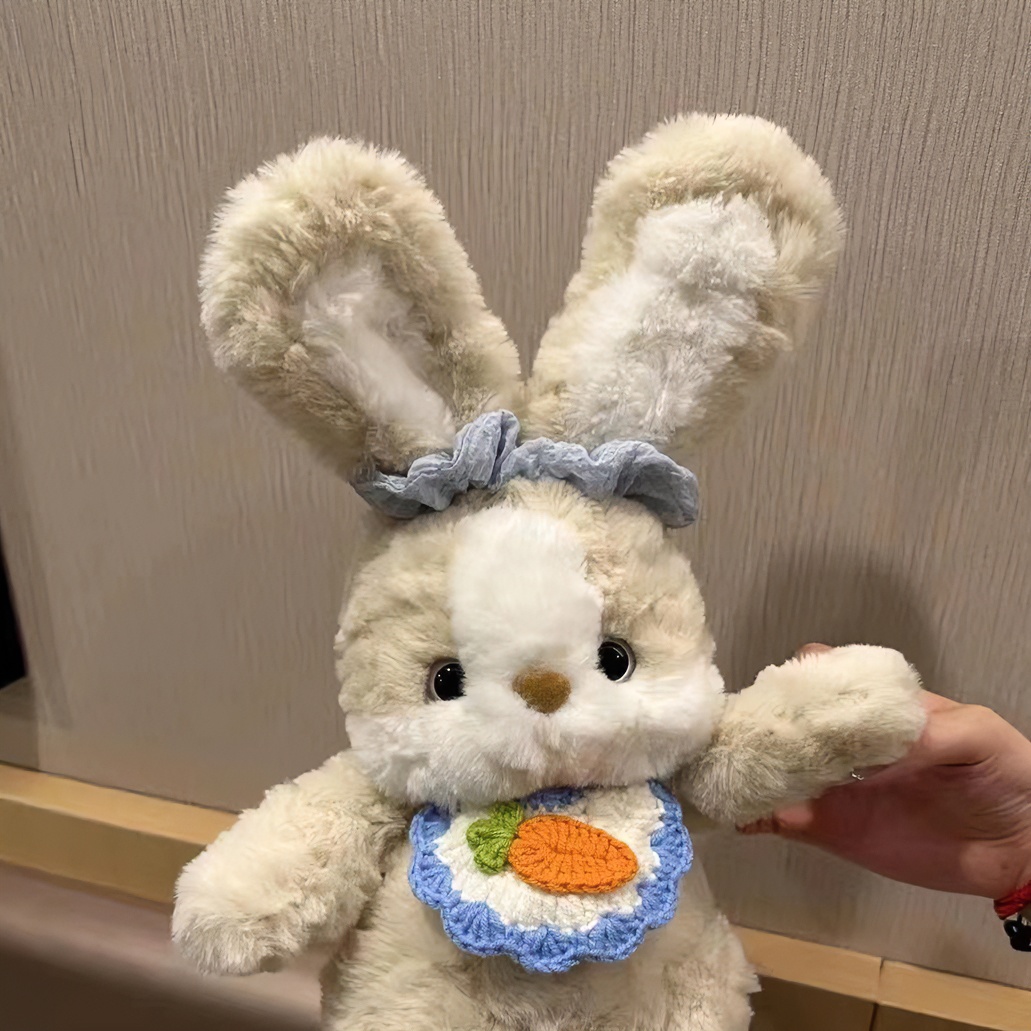 晚安兔子毛绒玩偶公仔可爱睡觉抱枕陪睡公仔生日送女儿送朋友