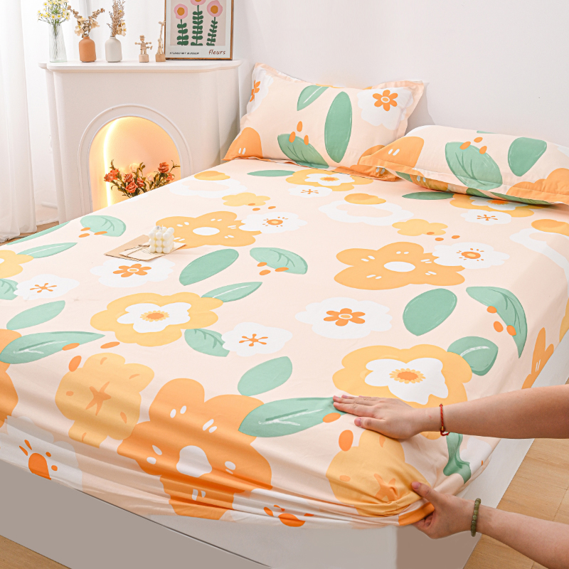 纯棉床笠全棉床笠罩床垫保护罩床罩床笠保护罩新款床垫罩保护套