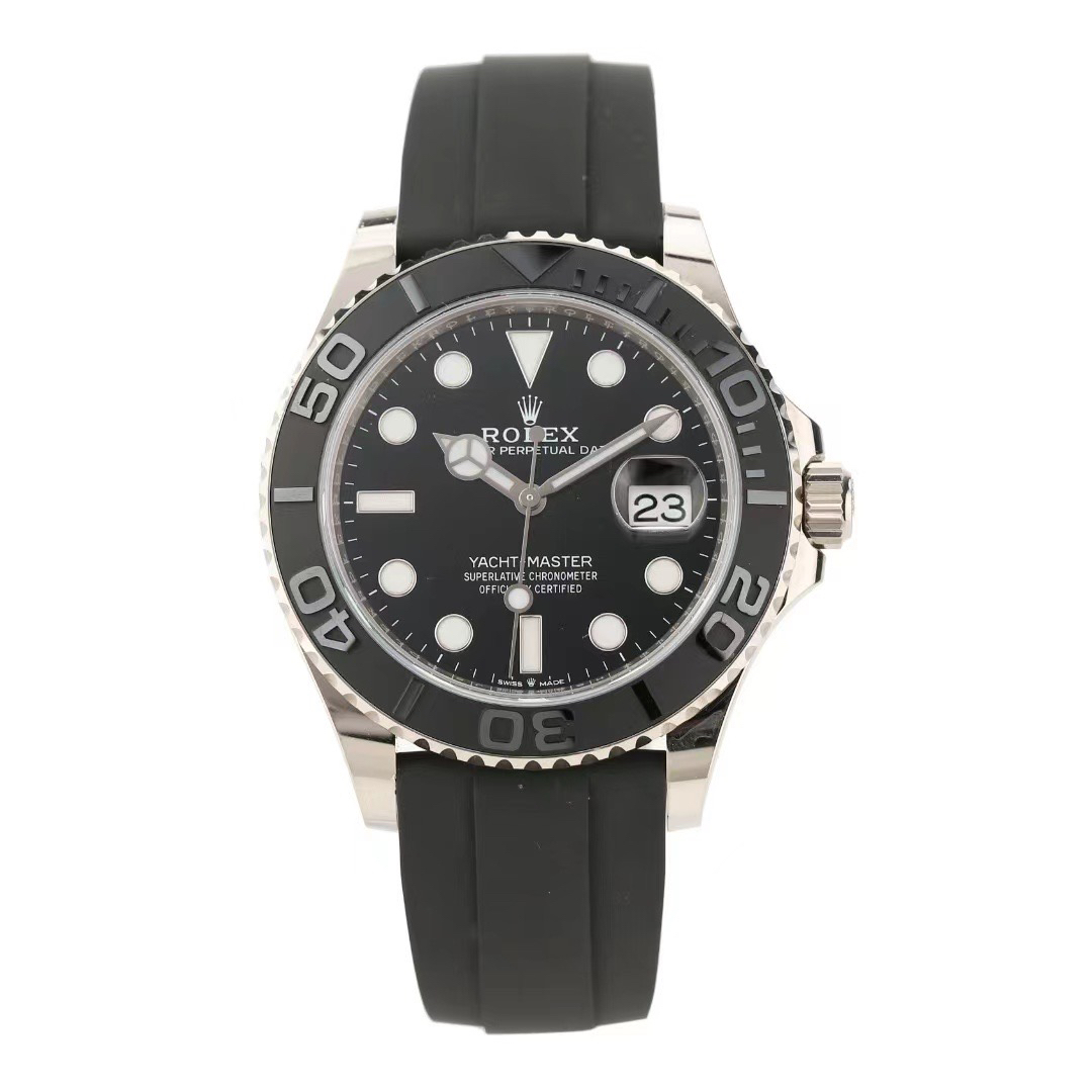 99新 Rolex/劳力士 游艇名仕型系列/42表径/全套/男表/白金陶瓷圈