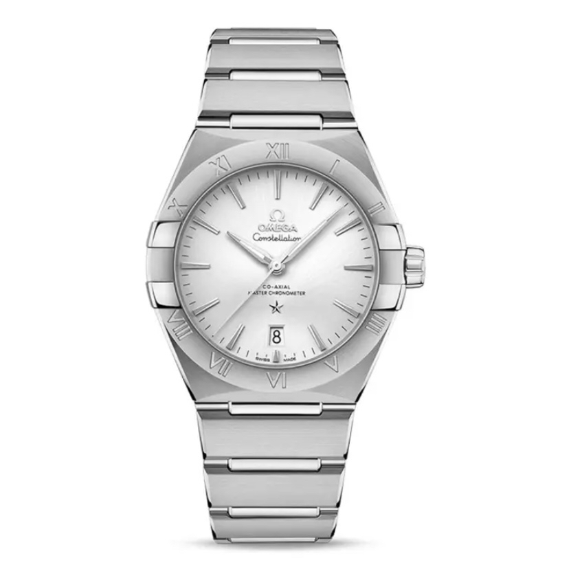 99新 Omega/欧米茄 39mm/星座/精钢/条刻/自动机械/男士腕表名表