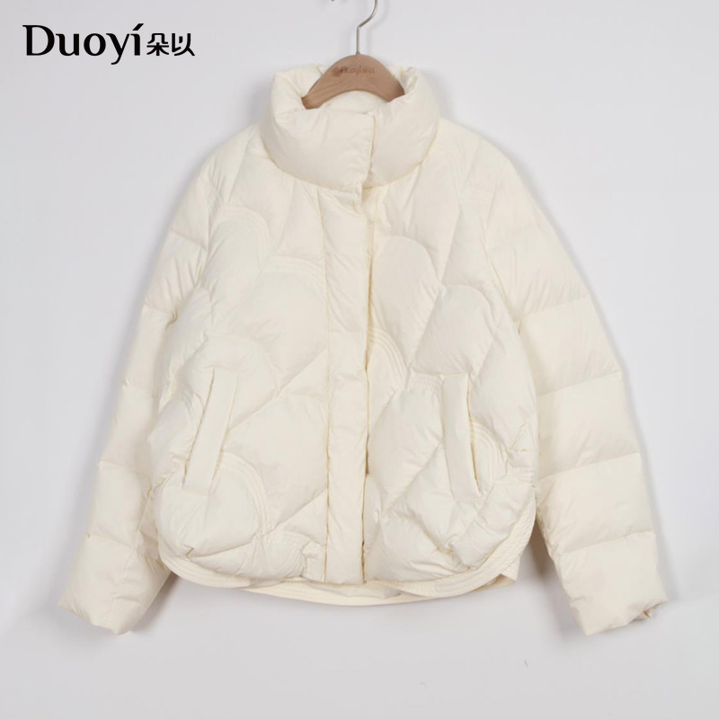 朵以2024冬季新款短款羽绒服面包服外套38DD911039